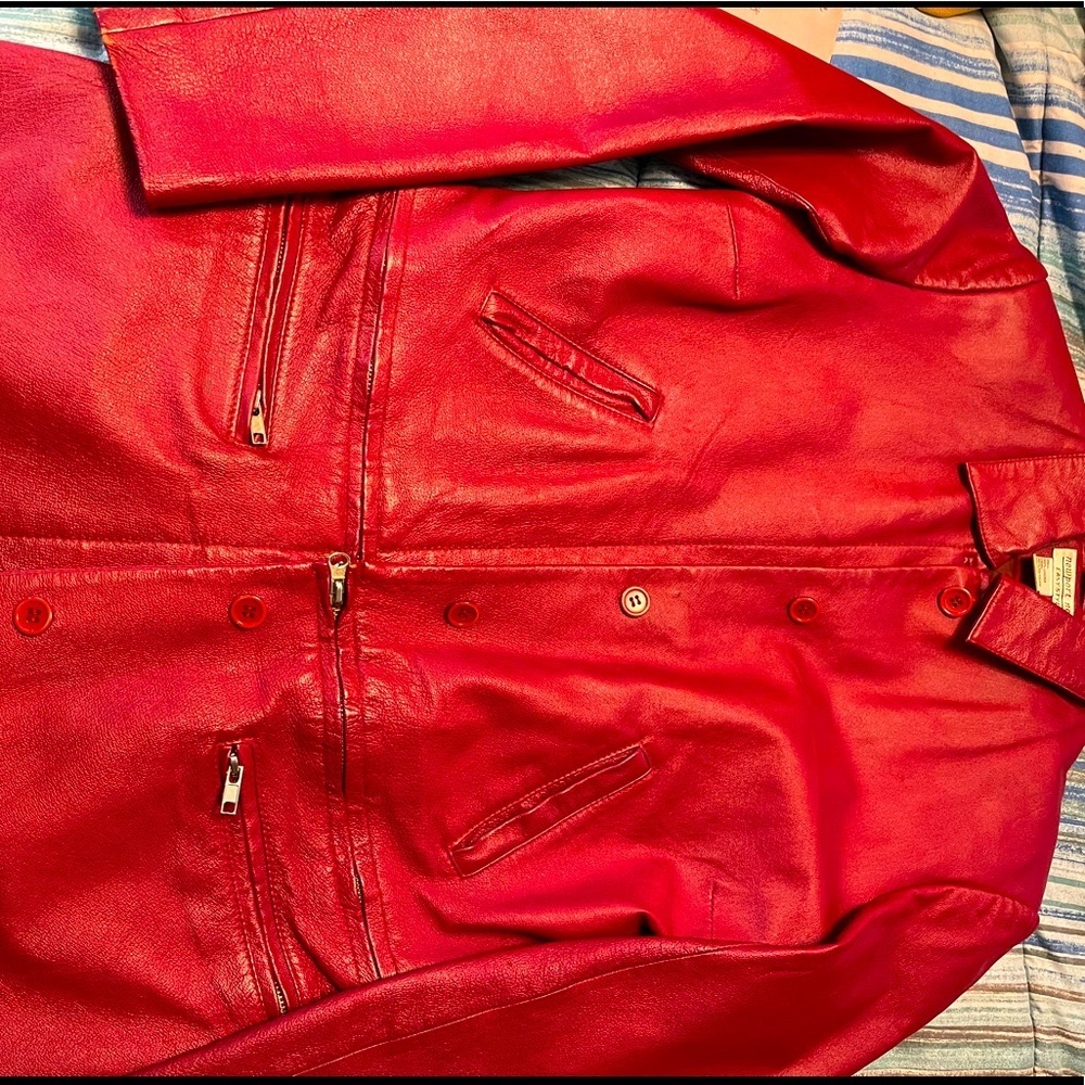 Newport News leather 2 in 1 jacket
